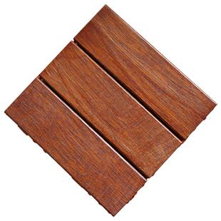 阳台地板自铺室内外防腐木地板家用地面铺设改造菠萝格自拼装木板