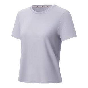 Keep速干健身运动短袖T恤女跑步训练透气上衣纯色圆领T恤