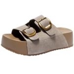 森达勃肯鞋拖鞋外穿女鞋26夏新款凉鞋商场同款双扣厚底凉拖XYM01