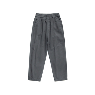 IDLT 高品质 锥形运动腰 宽松卡其纯棉休闲裤 百搭水洗加厚潮 ins