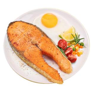 三文鱼排新鲜智利鱼扒肉挪威鱼块一整条轮切现切中段冰鲜冷冻鲑鱼