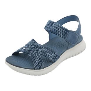 可下水妈妈凉鞋女软底不累脚中老年夏季新款运动沙滩防滑平底女鞋