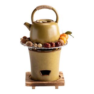 炭火围炉煮茶家用室内烤茶罐罐茶煮茶器碳炉煮茶壶中式炭炉打边炉