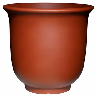 翠庐圆口形金钟精品紫砂兰花盆小盆景盆栽简约菖蒲春兰翠盖荷瓣