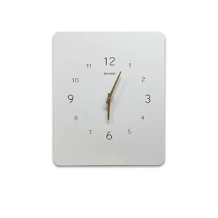 电表箱装饰画带钟表2024电闸配电箱盒遮挡简约时钟挂画免打孔遮丑