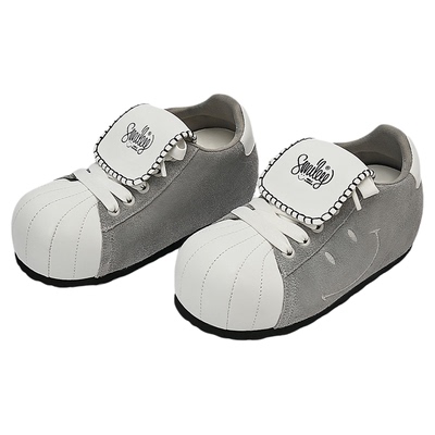 SMILEY笑脸贝壳大头板鞋子