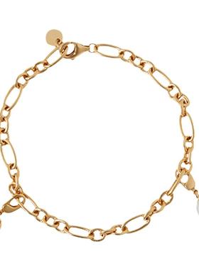 neverfar铜镀18K金天然水晶