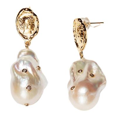 lostinecho巴洛克珍珠耳环