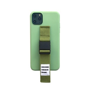 ins简约韩风腕带适用于苹果17 16 15 13 14pro max手绳斜跨12 11手机壳XS XR防摔磨砂硅胶13mini 17air