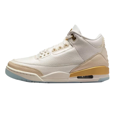 耐克AJ3白金女款中帮复古篮球鞋