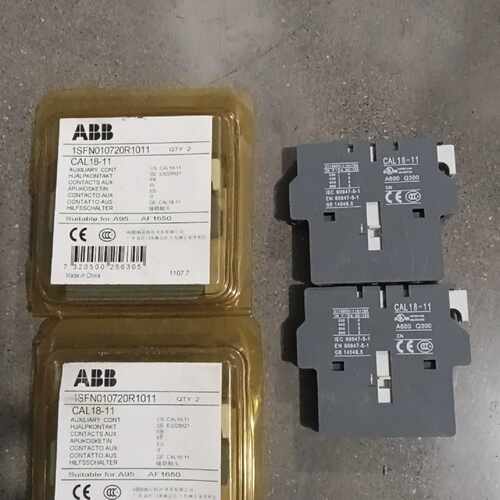 下单前咨询ABB辅助触头CAL18-11，型号1SFN010720R1