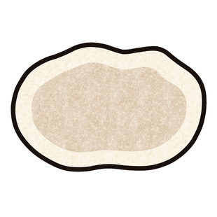 法式地毯客厅2026新款中古风异形不规则卧室免洗可擦沙发茶几地垫