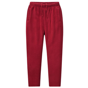 抓绒裤女加厚摇粒绒户外冬季运动保暖防寒加绒内胆秋冬登山长裤子