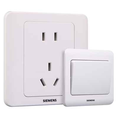 开关插座86型西门子远景系列雅白