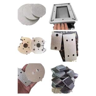 耐高温隔热云母板1000度石棉板HP8-5白色云母FR4水绿玻纤加工定制