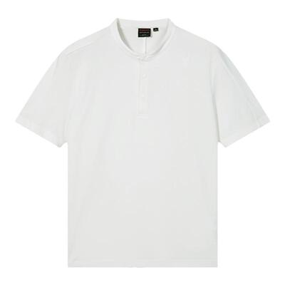 蜘蛛春夏男子亨利领凉感POLO衫