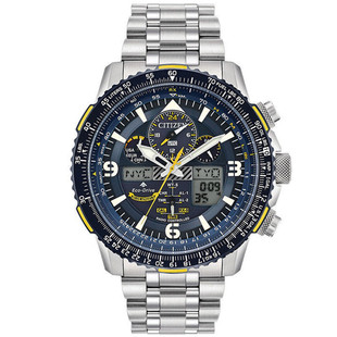 日本西铁城空中之鹰蓝天使二代 光动能电波表男表 JY8078-52L/01L