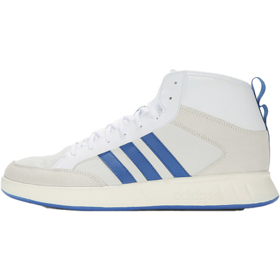 阿迪达斯男女三条纹中帮休闲板鞋