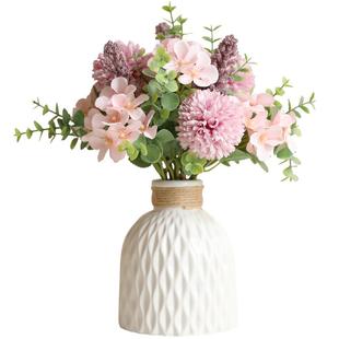 ins风高档仿真花束假花花艺摆设干花插花摆件客厅餐桌茶几装饰品