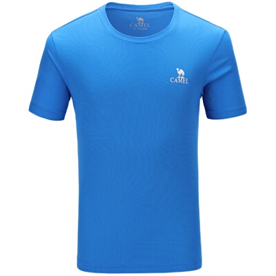 骆驼运动男女士短袖情侣休闲圆领