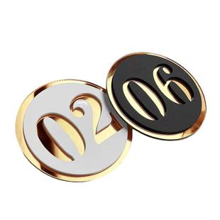 亚克力数字贴餐厅台球桌号码牌台球柜门编号包间餐桌台门牌网吧储物柜区门牌柜台座位牌更衣室门牌号标牌定制