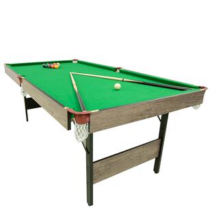 台球桌家用可折叠乒乓球台餐桌三合一室内多功能斯诺克黑八桌球台