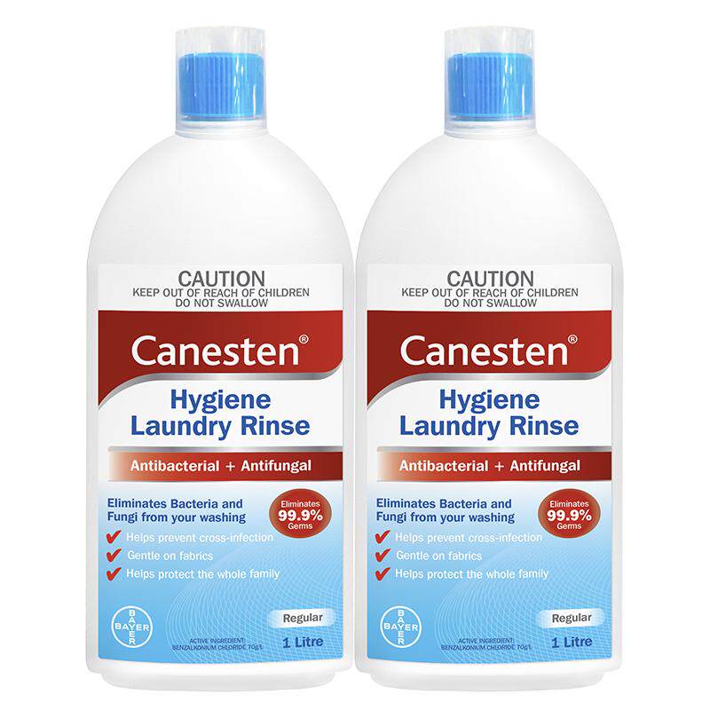 澳洲拜耳Canesten凯妮汀衣物除菌液内衣服裤杀菌消毒液家用2瓶装