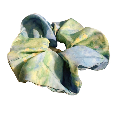 只此青绿~新中式缎面大肠发圈