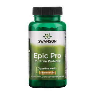 Swanson斯旺森25种活性益生菌胶囊 调理肠胃便秘成人罗伊氏乳杆菌