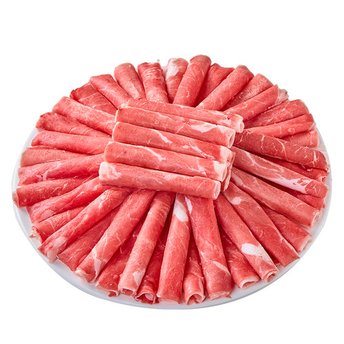 阳坊涮肉 羊肉卷 原切羔羊肉 涮肉火锅食材羊肉片 羔羊新鲜羊肉卷