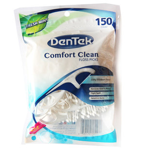 DenTek德泰克美国进口牙缝刷/牙线棒软毛刷牙间隙刷矫正牙菌斑