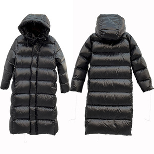 90白鹅绒羽绒服女2025冬新款长款过膝加厚超长到脚踝超厚东北外套