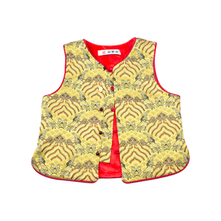 兴业堂|江水海崖纹·秋冬马甲 男童中式国风新年装古风演出礼服