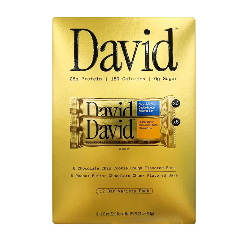 美国David能量棒高蛋白混合味
