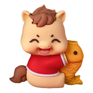 2026马年新年生肖小马蛋糕装饰摆件元旦跨年马宝宝甜品烘焙装扮