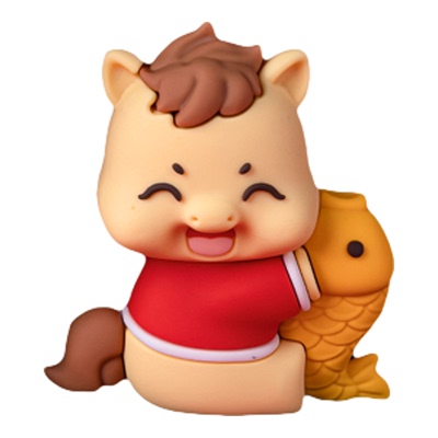 2026马年新年生肖小马蛋糕装饰摆件元旦跨年马宝宝甜品烘焙装扮