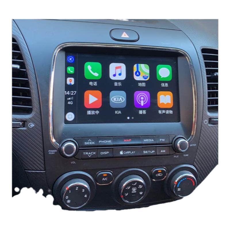 适用于起亚k3原厂中控屏k5智能carplay改大屏倒车影像一体机导航