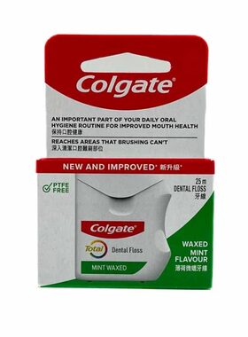 高露洁全效薄荷深洁牙线25mx2盒