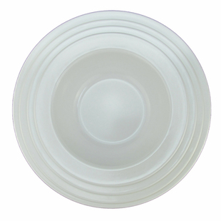 美日嘉宝酒店餐具A5密胺菜盘 纯白大汤碗 树脂深盘子B358