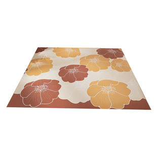 花朵地垫入户门垫耐脏免洗可擦pvc进门口皮革脚垫子玄关地毯防滑