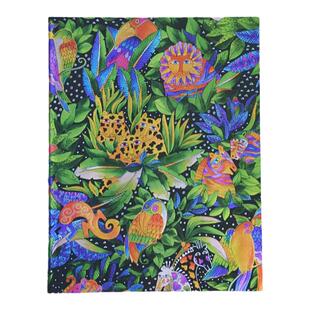 【剩5本库存】paperblanks佩兰克笔记本子软皮本文艺精致日记本手账本读书摘抄记录本劳拉碧琦丛林之歌卡通