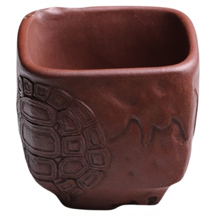 宜兴紫砂品茗杯茶杯主人杯全手工名家陈洪军富甲杯功夫茶具可养