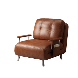 沙发床可折叠一体两用中古风小户型客厅阳台单双人可长期睡折叠床