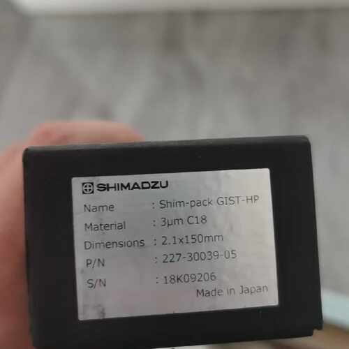 议价227-30039-05岛津色谱柱Shim-pack GIST-HP，2.1x100mm，3μm