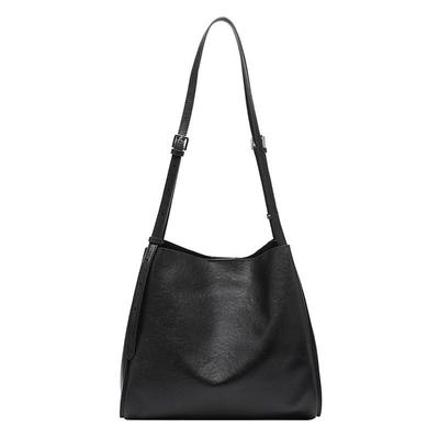 fed头层牛皮真皮女包仿植鞣斜挎包单肩水桶包托特包妈妈包BFA9489