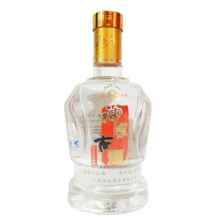 山西名酒纯粮中度清香型白酒神泉古酒精品10 42度475m口粮酒包邮