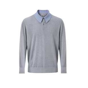 SEE ALSO『国王的礼物』超精纺绵羊毛老钱蓝领秋冬POLO领保暖毛衣