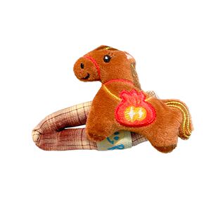 马年发夹儿童前额刘海夹子小马发饰2025新款女童bb夹大号发卡宝宝