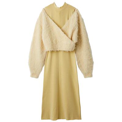 LILYBROWN毛绒长袖连衣裙套装