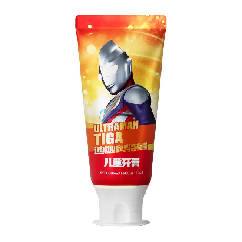 青蛙王子奥特曼联名宝宝含氟儿童牙膏防蛀护齿2-12岁换牙期